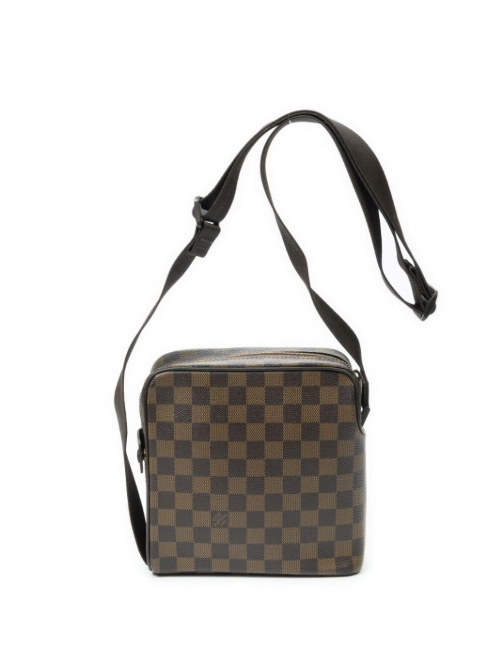 ★SOLD★ Louis Vuitton Olaf Brown Damier Ebene Messenger - Picture 5 of 10